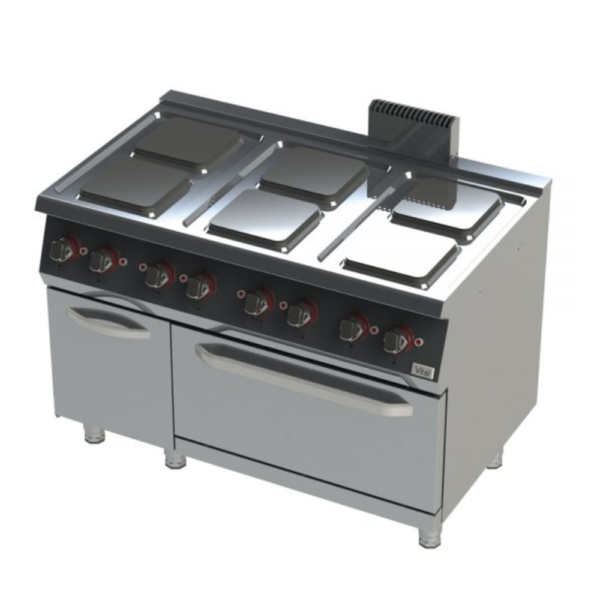6 Kvadrat Gözlü, Üstü Elektrikli Pilitə Altı Soba  700 Seriya